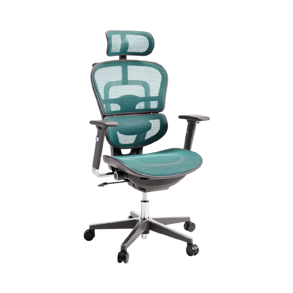 **Tytuł techniczny po polsku: Ergonomiczne krzesło biurowe z siatką, z regulacją wysokości i oparcia**